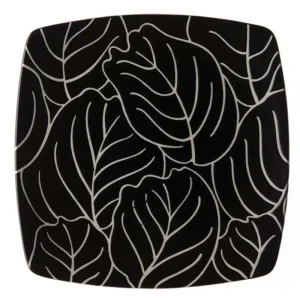 Akció Leaf Black Lapostányér